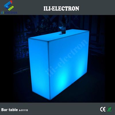 Komercyjny Lumina LED Bar Counter, prostokąt LED Glow Table wodoodporny