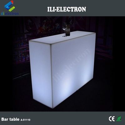Komercyjny Lumina LED Bar Counter, prostokąt LED Glow Table wodoodporny