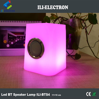 3D Stereo Plastic LED Light Speaker Bezprzewodowe sterowanie zdalne