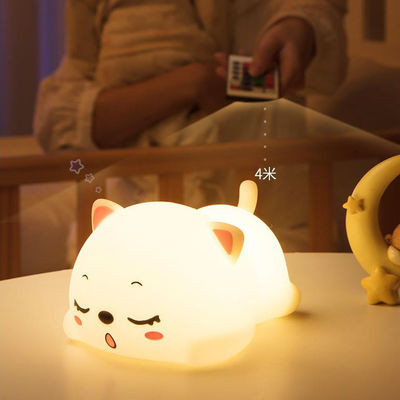 Słodka silikonowa lampa sypialna silikonowa nocna lampa dla dzieci
