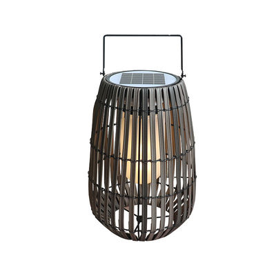 Niestandardowe lampy ogrodowe z rotanu