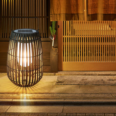 Przenośne lampy ogrodowe z rotanu IP65 wodoodporne do użytku na zewnątrz