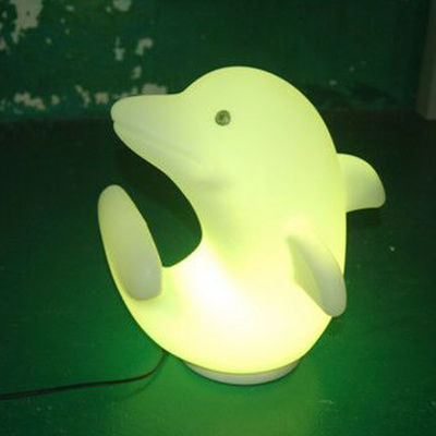 Plastikowe Dolphin LED Lights 3500K Ciepły Biały z ładowalną baterią litową