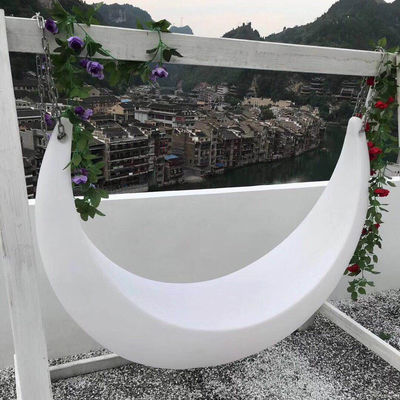 IP54 Plastic Swing Glow Led Moon Chair dla ślubu