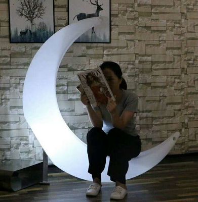 Glow Led Moon Chair z ładowalną baterią litową