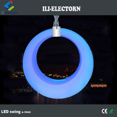 Dekoracja wydarzeń Świecący plastikowy podświetlony patio swing light meble zewnętrzne