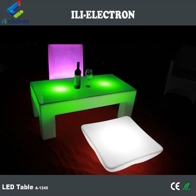 4 nogi LED Light Cocktail Table, 16 kolorów zmieniający LED Glow Table