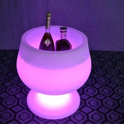 Wino Plastikowe LED Wiadro lodowe Błyskotliwy Naładowalny do użytku zewnętrznego