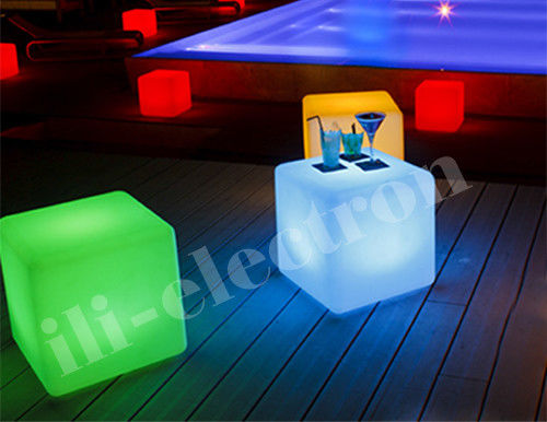 350LM Władowalny zewnętrzny LED Cube Light LED Cube Stool dla wydarzeń