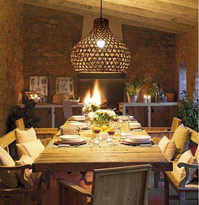 Wabi-Sabi Rattan Lustre Art Lamps Ręcznie Tkanego Rattan Latern Do Ogrodu