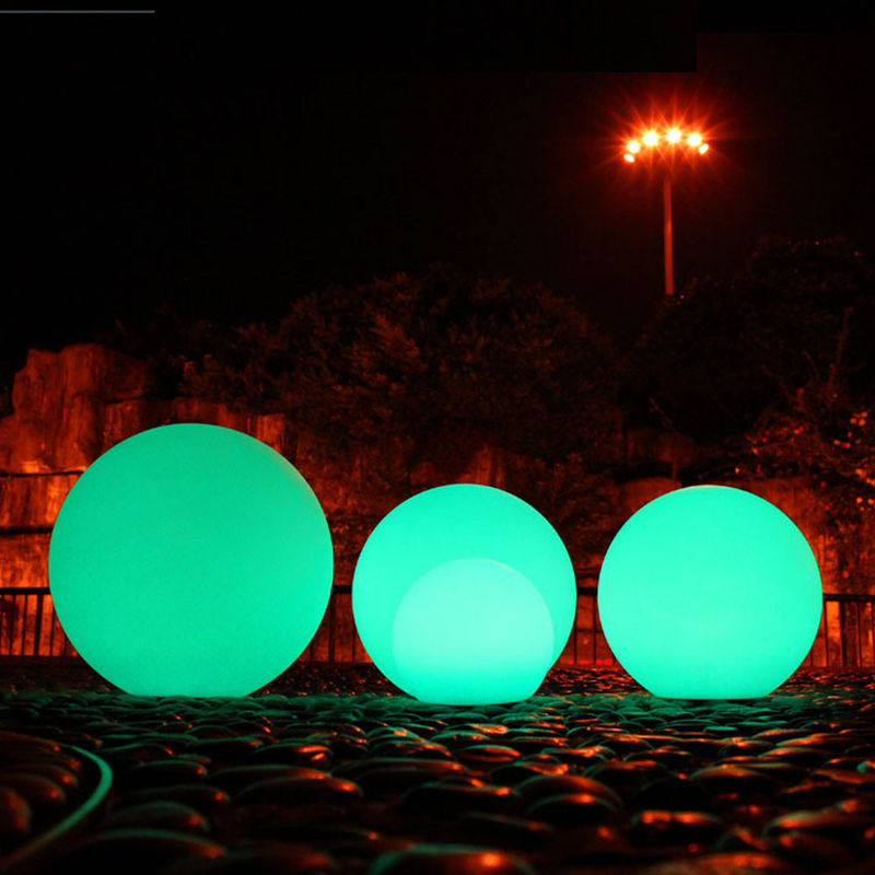 PE Plastikowe pływające lampy piłkarskie do basenu, LED- lampy piłkarskie do dekoracji
