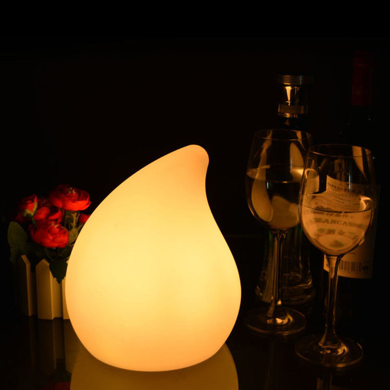 kolorowa brzoskwiniowa forma plastikowa Mini lampka stołowa