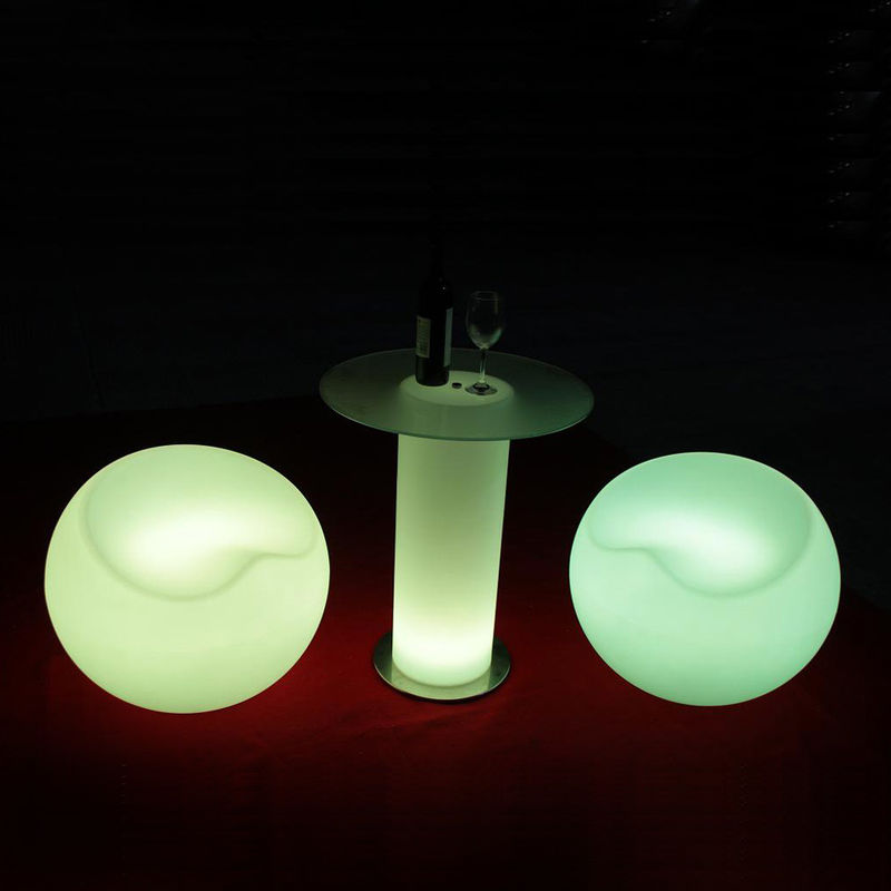 Muti Color RGB LED Light Cocktail Table, wodoodporny Light Up Bar Meubles