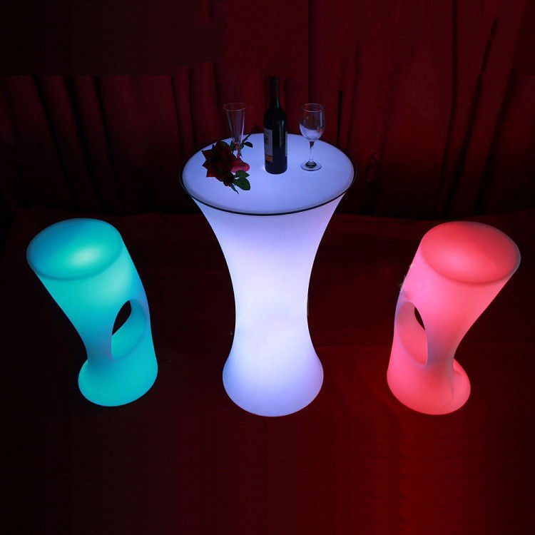 IP 65 PE plastikowy ogród RGB LED oświetlony bar koktajlowy stolik do imprez i wydarzeń