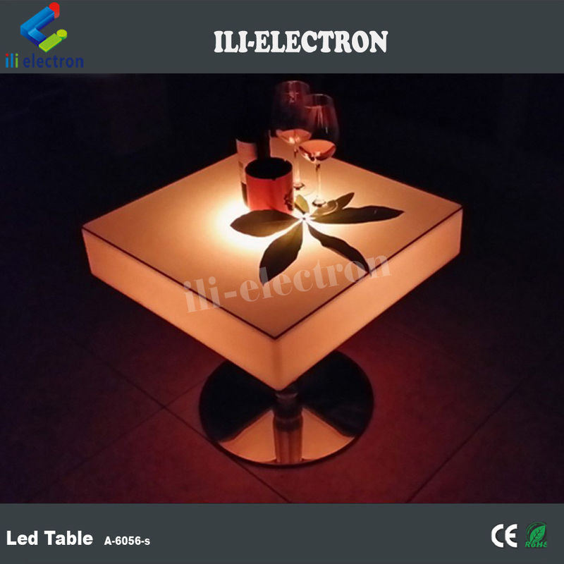 Led Garden Table Night Club Kolor mebli Stół koktajlowy Meble LED