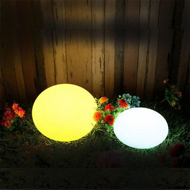 IP65 wodoodporna lampa kuli słonecznej, LED zmieniające kolor świecące kule do ogrodu